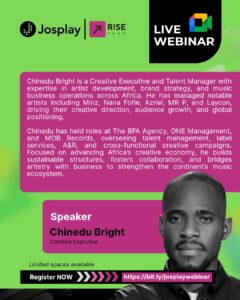 Josplay Webinar - Chinedu Bright
